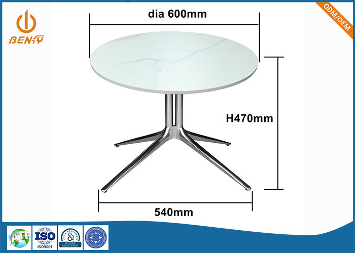 OEM অ্যালুমিনিয়াম ADC12 অফিস আসবাবপত্র খুচরা যন্ত্রাংশ মেটাল কফি টেবিল