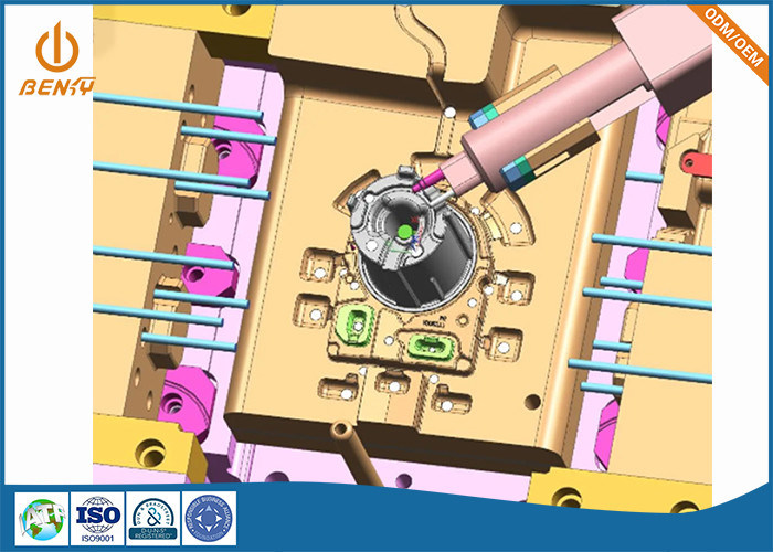 অটো পাম্প যন্ত্রাংশের জন্য OEM ODM অ্যালুমিনিয়াম ডাই কাস্টিং যন্ত্রপাতি যন্ত্রাংশ